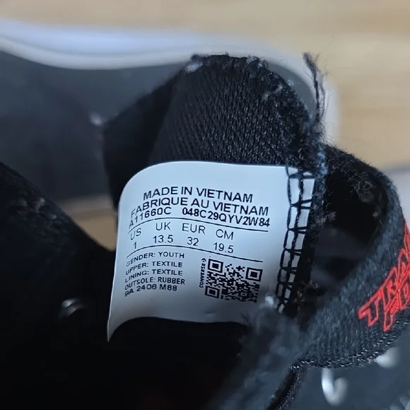 Converse Limited Edition Transformers Black High-Tops All Star Sneakers - Picture 9 of 10